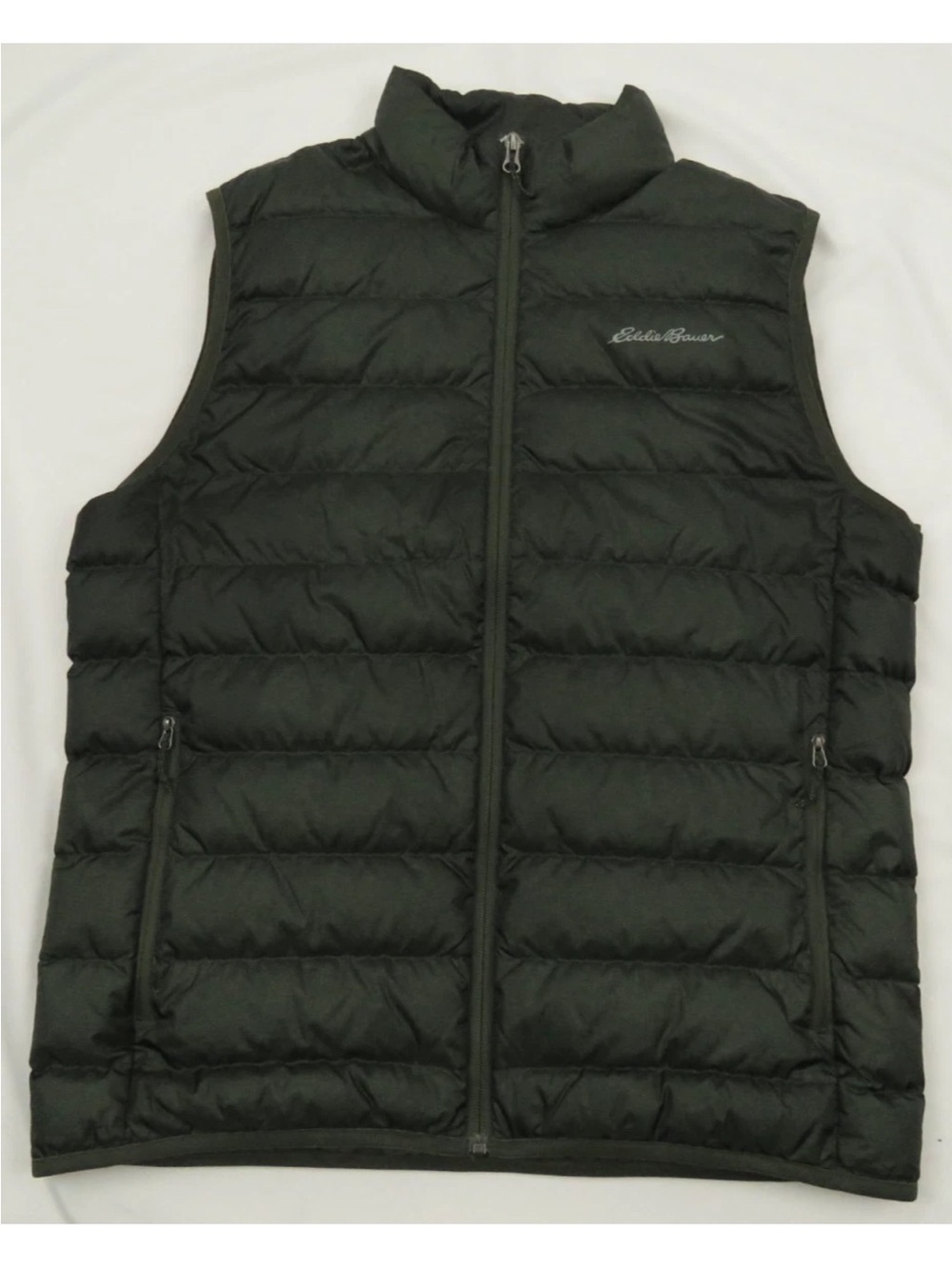 NWOT Eddie Bauer Down 650 Quilted Full Zip Puffer Gilet Vest Jacket M